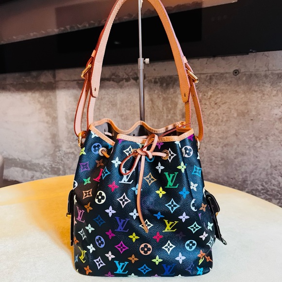 Louis Vuitton Takasahi Murakami Petit Noe Black Multicolor - Picture 1 of 13